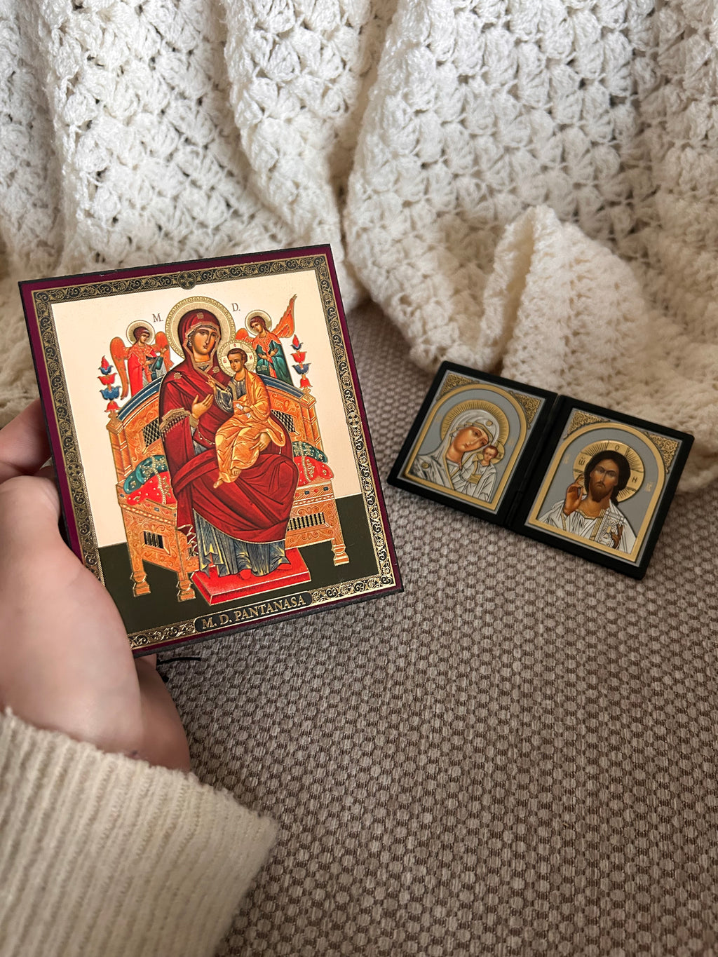 Présence du Christ et douceur de la tres sainte mère de Dieu