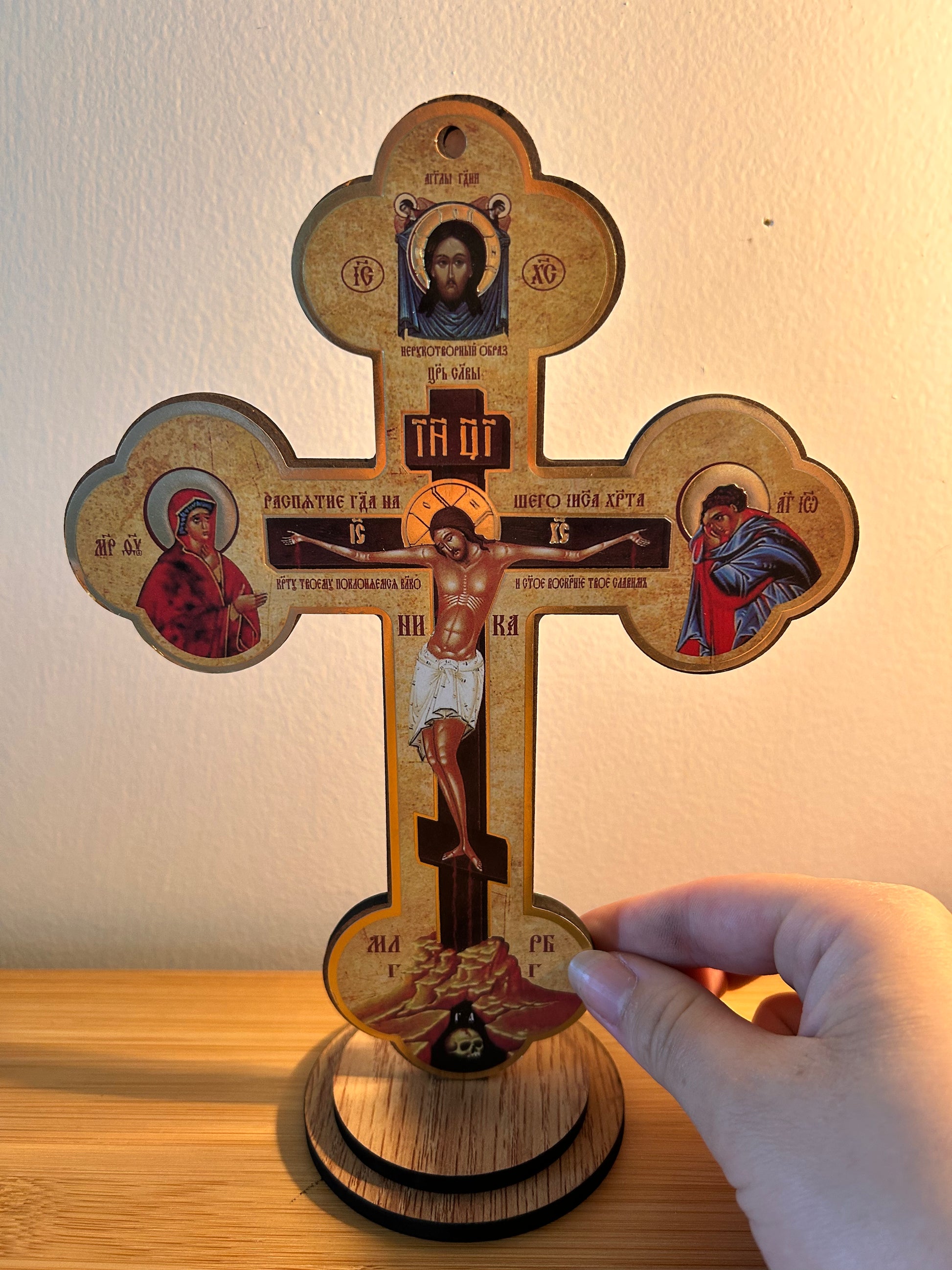 Croix avec support
